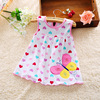 Summer children's sleevless dress, skirt