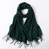 Colored cashmere, thin spring summer scarf, long demi-season keep warm cloak, from Malaysia