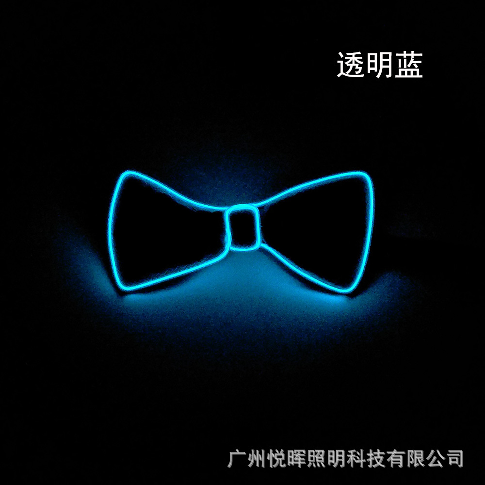 Corbata de Moño Luminosa LED para Mascarada, Fiesta de Bodas, Fiesta de Baile en Discoteca, Corbata de Moño LED Brillante con Cambio de Color