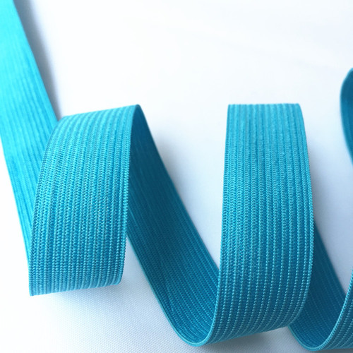 Factory direct sales elastic mesh bag hemming latex material high elasticity rubber band 2CM color elastic band