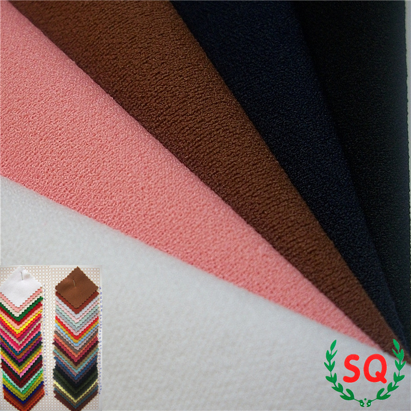 现货针织捻丝乱麻面料 高品质200g加捻乱麻时尚女装连衣裙布料