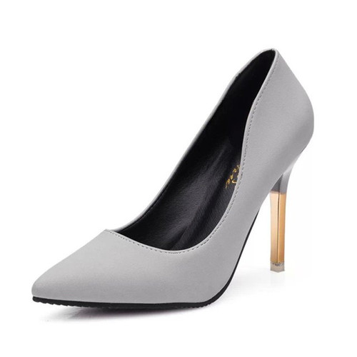 2018 Autumn Women's Shoes New European and American Fashion Sexy Shallow Mouth Women's Single Shoes Nightclub Pointed Toe High Heels Manufacturers Wholesale