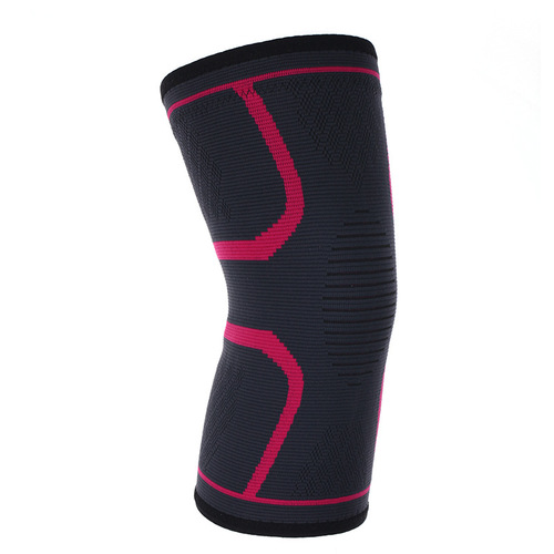 Sports kneepads silicone anti-slip four-sided elastic nylon knitted protective gear outdoor cycling mountaineering kneepads manufacturers in stock