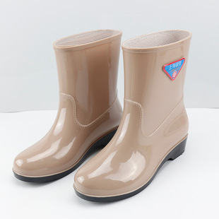 �S�����l�е�Ͳ��Ь Ůʽ�ڱ���ѥ �ڱ�ˮЬ �r�пɲ�жPVC��Ь