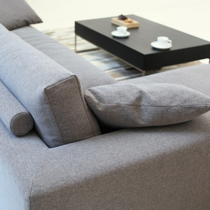 Nórdico esquina tela sofá combinación moderna simple grande, mediano y pequeño apartamento sala de estar dormitorio sofá de látex extraíble y lavable
