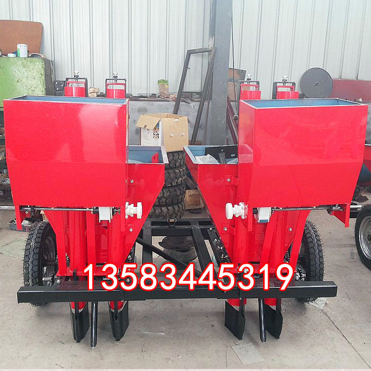马铃薯洋芋菊芋种植机 双行土豆播种机洋姜种植机ww