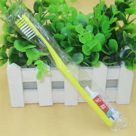 一次性牙刷牙膏牙具酒店客房旅馆浴场牙刷套装二件套厂价直销
