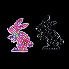 5mm Bead Board Template Set Cartoon Animal Patterns Bead Craft Base DIY Children's Toys Wholesale