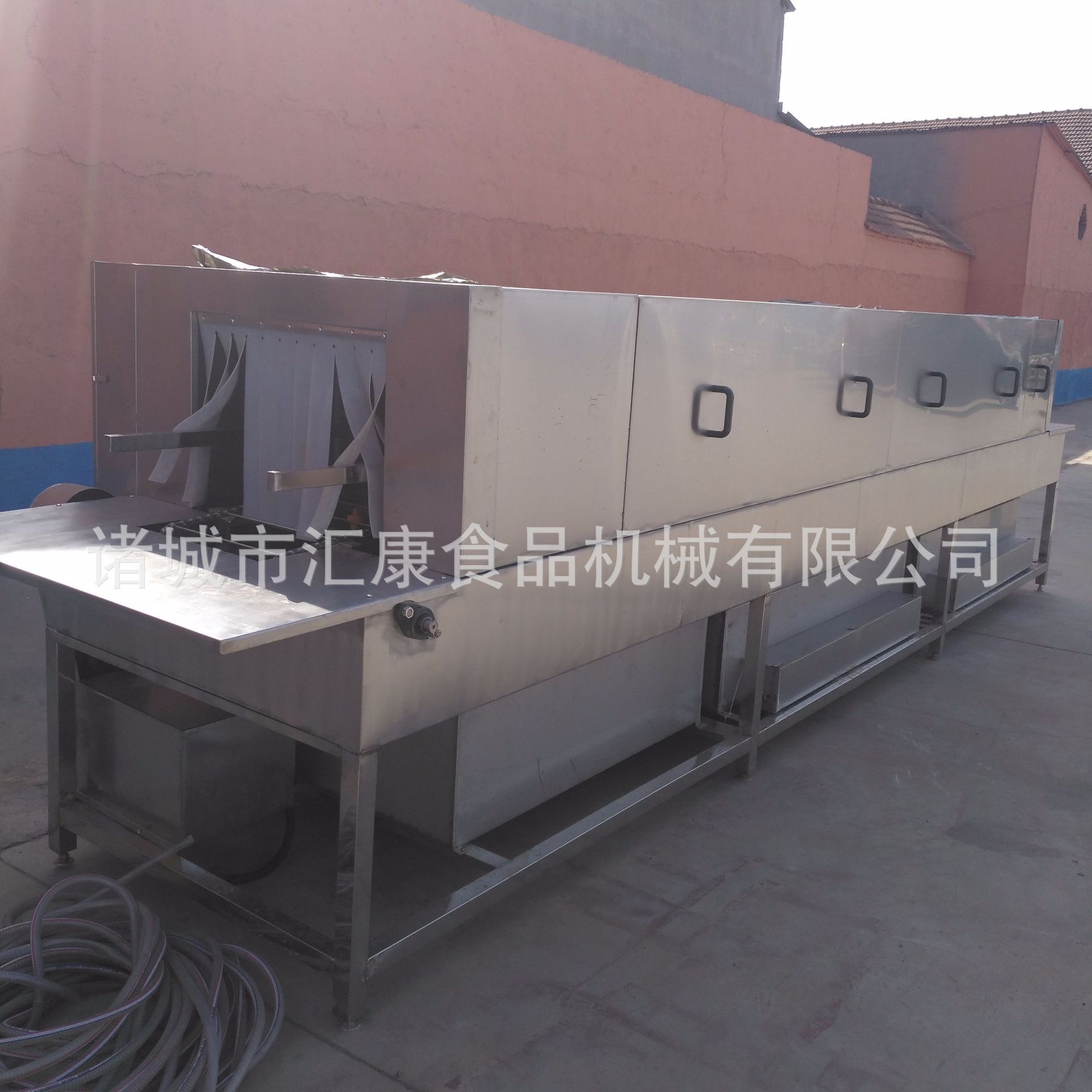 汇康禽笼风干式清洗机 食品箱高压喷淋,清洗烘干一体机,清洗率高