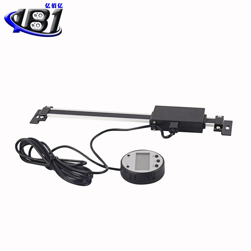 外接数显标尺铝合金机床位移卡尺横竖两用位移传感器光栅尺厂家