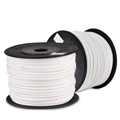 printer Number tube 1.5/2.5 square Cable Line Number Tube pvc Smooth number tube White plum blossom tube