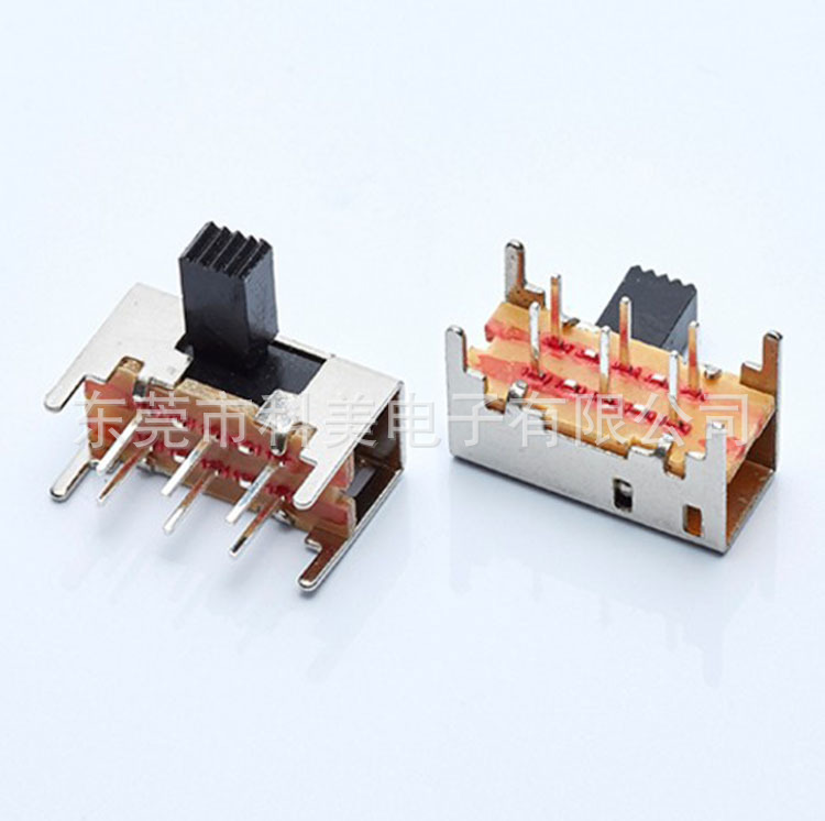 SK-22H03 卧式拨动开关 2P2T