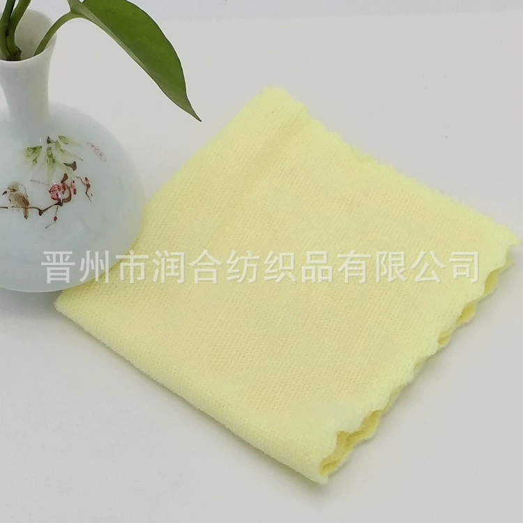 Кружево из тонкого волокна квадратное полотенце для чистки полотенец мочалка цвет 25x25 детский сад детское полотенце тряпка