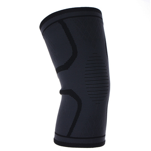 Sports kneepads silicone anti-slip four-sided elastic nylon knitted protective gear outdoor cycling mountaineering kneepads manufacturers in stock