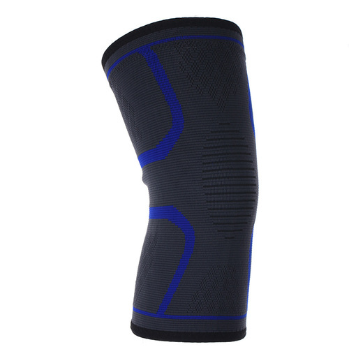 Sports kneepads silicone anti-slip four-sided elastic nylon knitted protective gear outdoor cycling mountaineering kneepads manufacturers in stock
