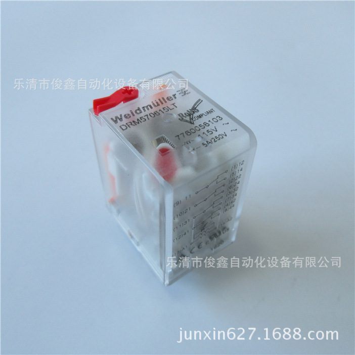 全新原装Weidmuller魏德米勒DRM570615L中间继电器 115V