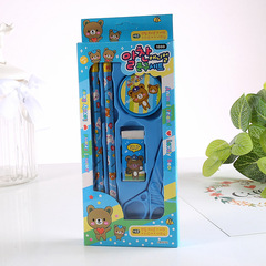 Cartoon Creative Stationery Set Children's Kindergarten Gifts School Supplies Primary School Students Stationery Gift Box Five-piece Set