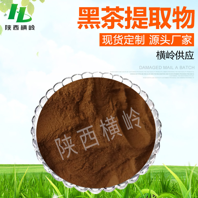 Black tea extract 50:1 high proportion of black tea powder containing tea polyphenols Hengling supply 1kg minimum order catechin