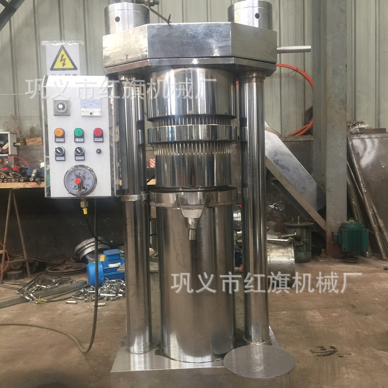 红旗供应立式香油机 180型液压榨油机 多用途全自动液压香油机