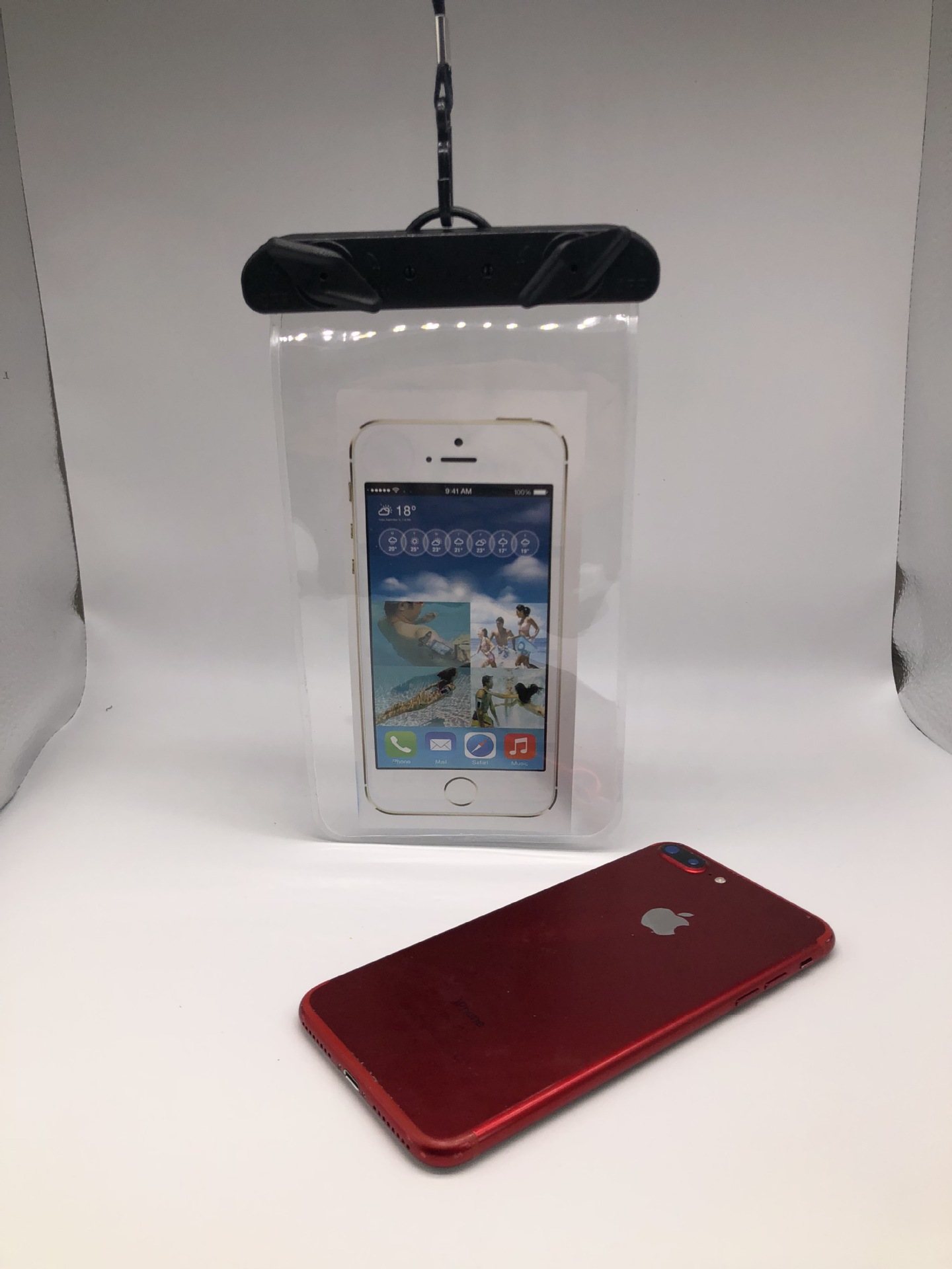 투명 클립 블랙 11.8*22.8