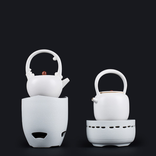 Ceramic kettle tea making electric ceramic stove tea kettle large capacity pottery kettle household kettle lifting beam tea kettle