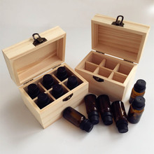 实木多格6格精油盒 精油瓶收纳盒箱架 精油收纳包装木盒 制作LOGO