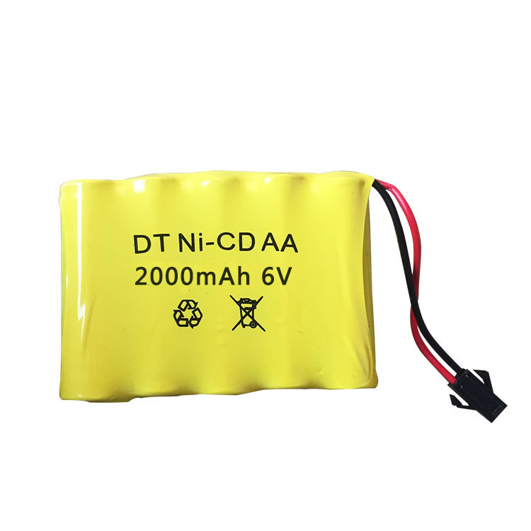 6V 2000mAh镍镉充电电池组 攀爬车玩具电池 遥控车电池5号AA电池