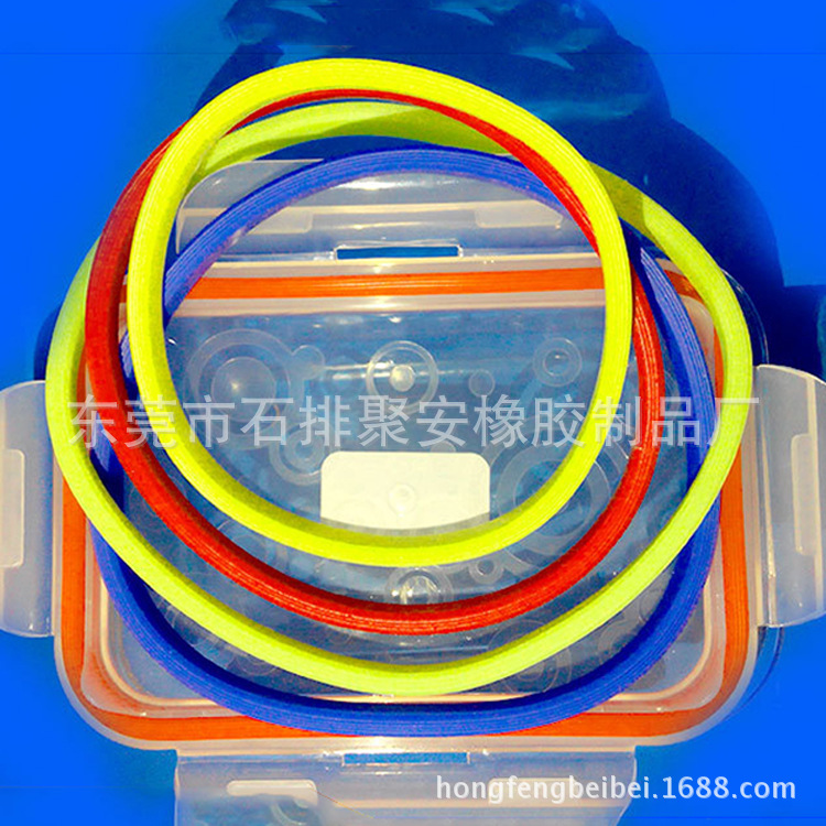 厂家供应通用性食品密封圈 食品级硅橡胶密封圈饭盒鲜盒密封圈