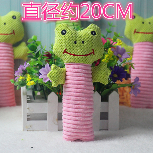 A variety of optional plush sound-making toys for pets, dogs and cats, teddy bears