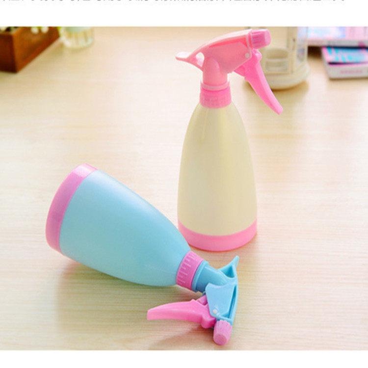 Herramientas de jardinería color caramelo regadera mano presión rociador plástico pequeña botella olla