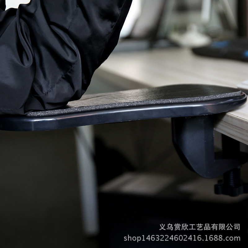 Transfronterizo popular soporte de mano de la computadora brazo de apoyo alfombrilla de ratón soporte de muñeca soporte de la mano de la computadora a bordo del ratón de la computadora