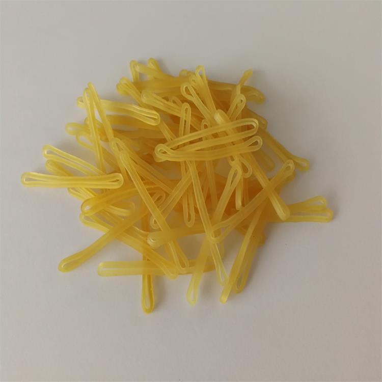 浅黄色优质橡胶圈 高温无卤橡皮筋