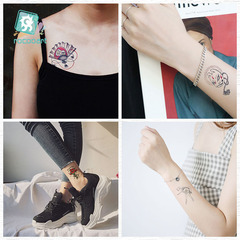 Cross-border supply waterproof tattoo sticker, minimalist personalized unisex two-yuan shop fresh tattoo sticker