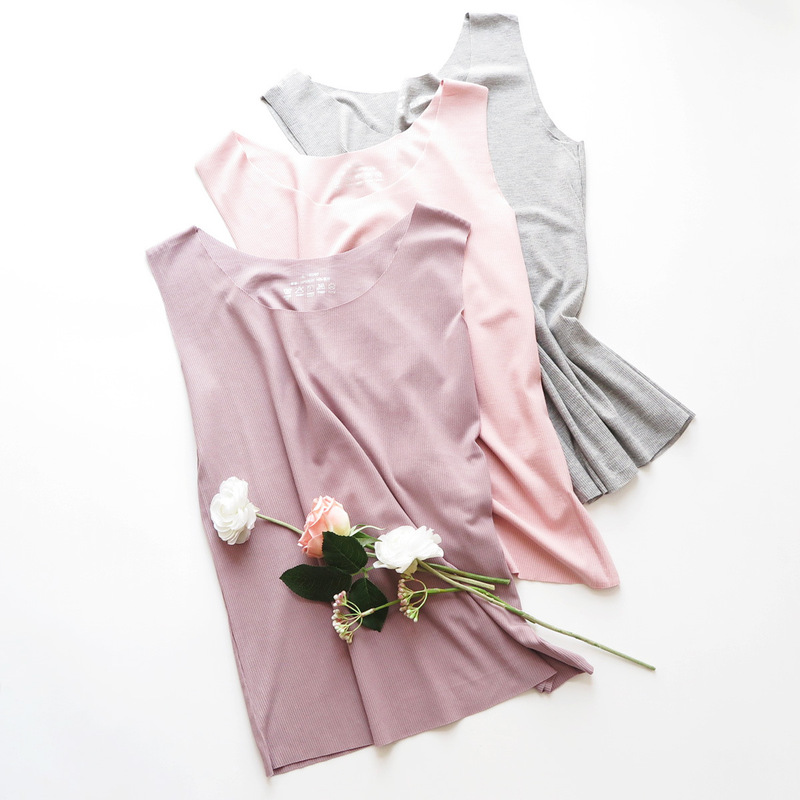 New foreign trade export threaded I-shaped vest portable cutting casual all-match ladies vest independent packaging New foreign trade export threaded I-shaped vest portable cutting casual all-match ladies vest independent packaging