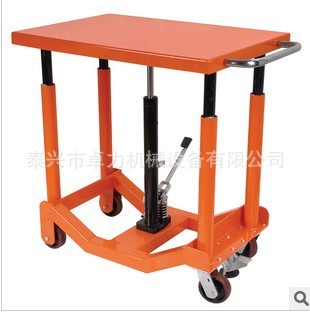 供应液压柱式平台车，手推平台车,可移动式平台车