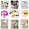 Round transparent colorful nail sequins, balloon, decorations, 36inch