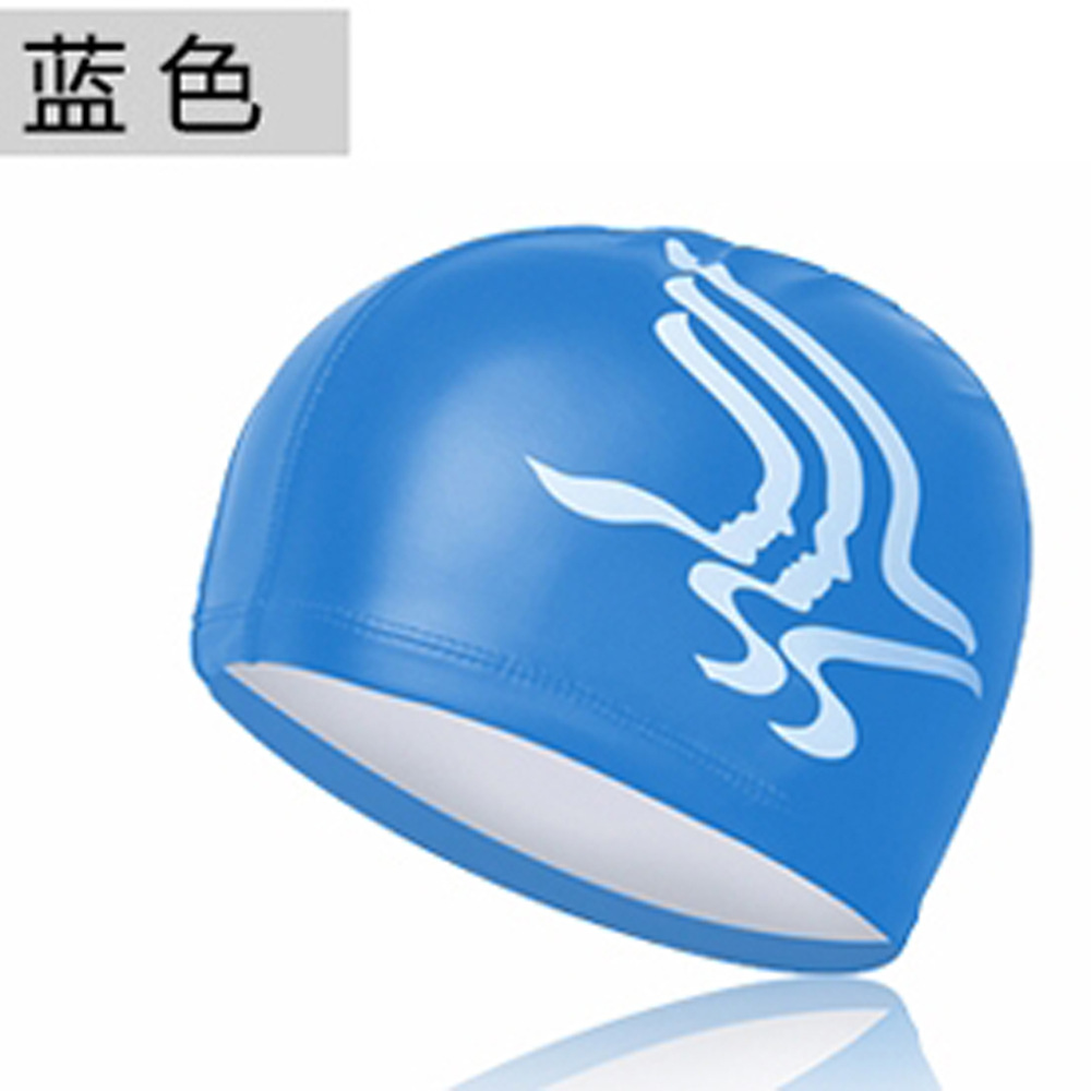 Shenyu PU gorro de natación impermeable elástico gorro de natación protección auditiva Pelo Largo hombres y mujeres a prueba de agua no-apriete multicolor