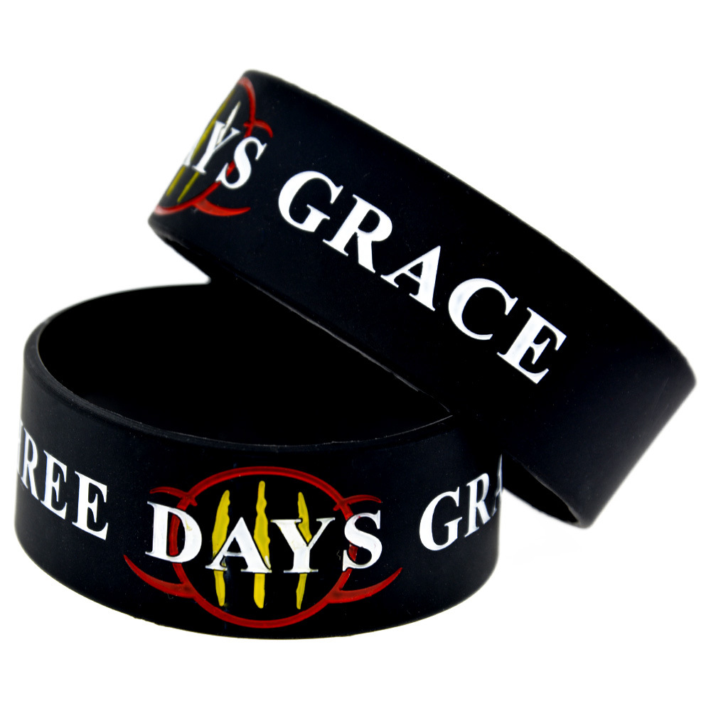 Three Days Grace band silicone bracelet 1 -inch star wrist belt…