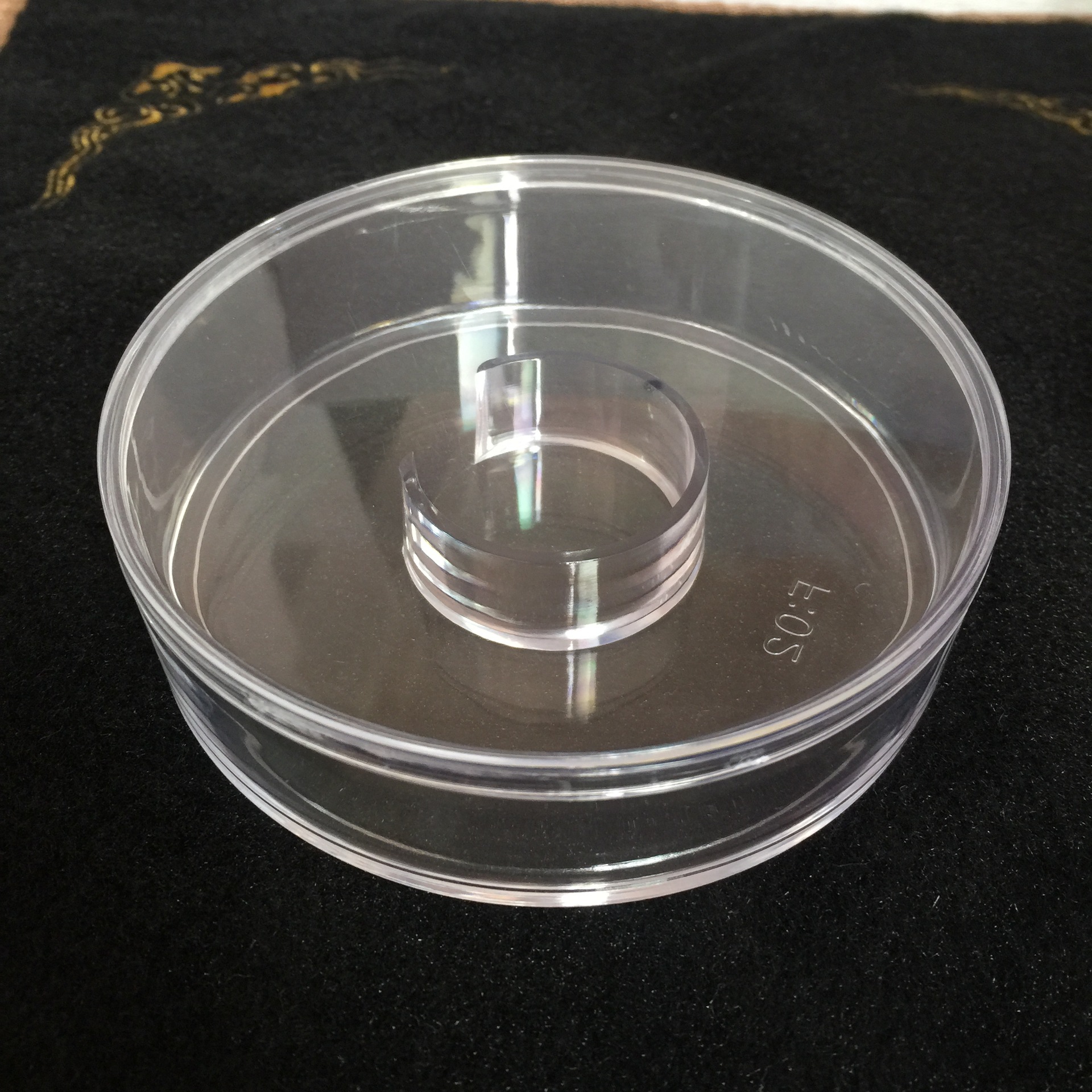 现货亚克力小号薄款高档沉香手链佛珠念珠盒首饰盒手镯盒手串盒