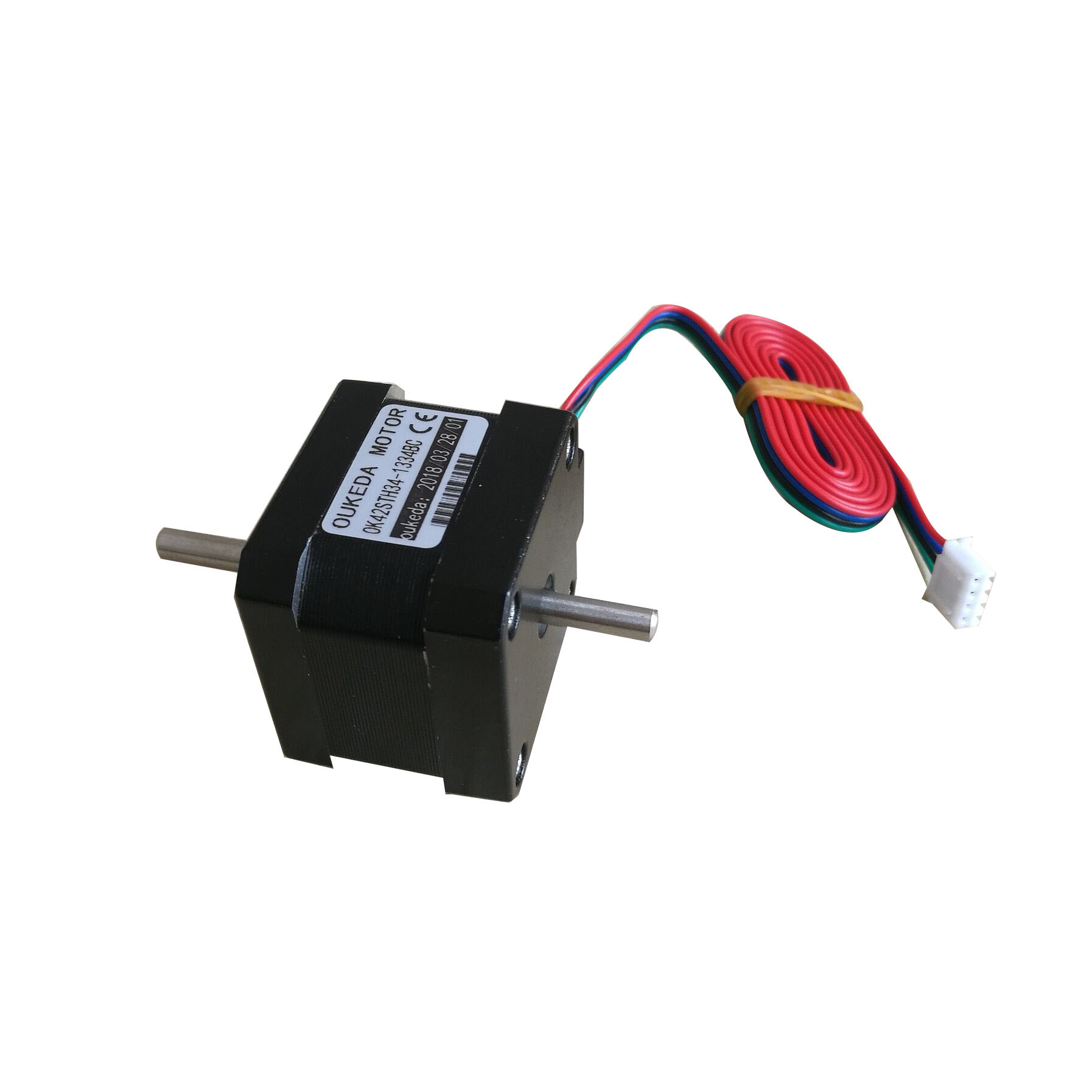 42双轴步进电机 34MM长 力矩0.3N.m 42BYGH34  42双出轴电机