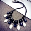 Short summer chain for key bag , metal necklace from pearl, beads, accessory, pendant, Korean style, wholesale