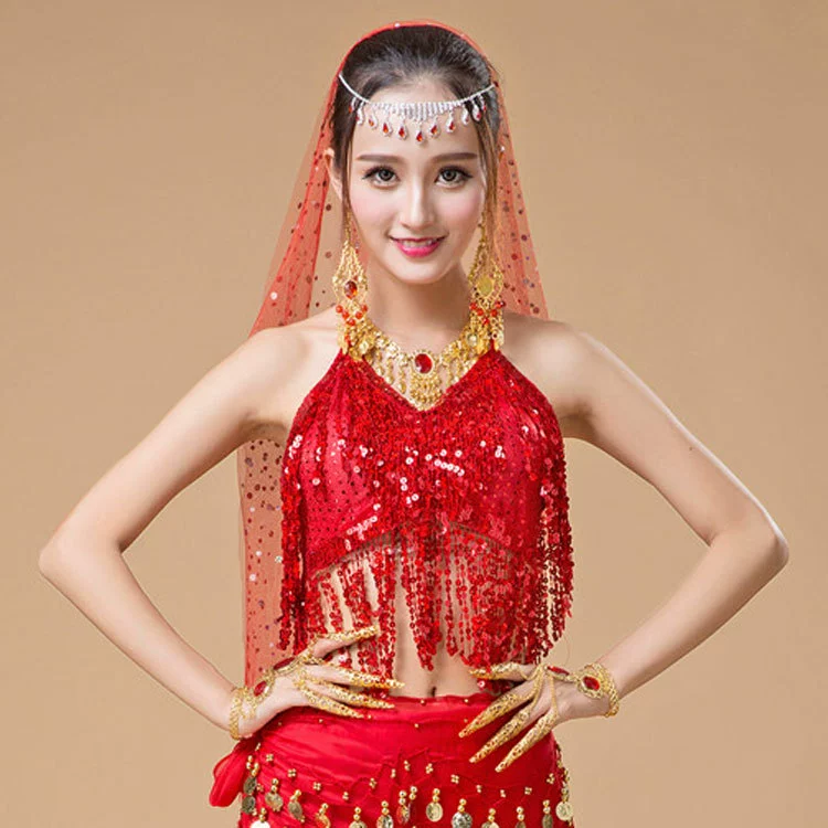 Топ для танца живота Одежда для тренировок на бретелях Новая весенне-летняя одежда 2020 Одежда для выступлений Тренировочный танцевальный Топ