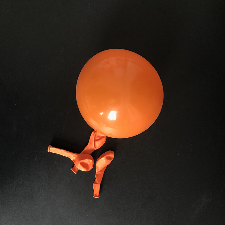 Engrosado redondo globo de látex de 5 pulgadas decoración de la sala de bodas arreglo de fiesta globo 1,2G globo de juguete de escena de cumpleaños