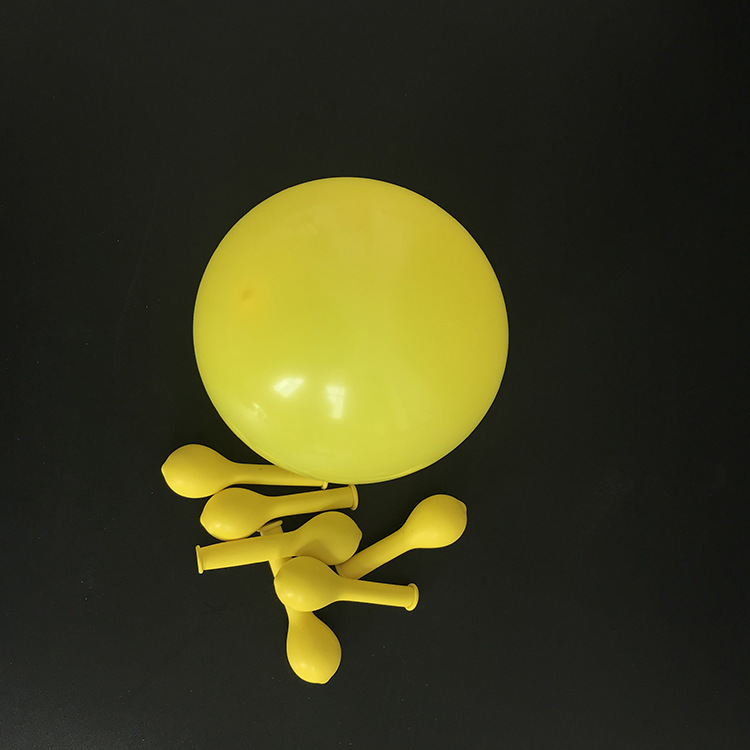 Engrosado redondo globo de látex de 5 pulgadas decoración de la sala de bodas arreglo de fiesta globo 1,2G globo de juguete de escena de cumpleaños