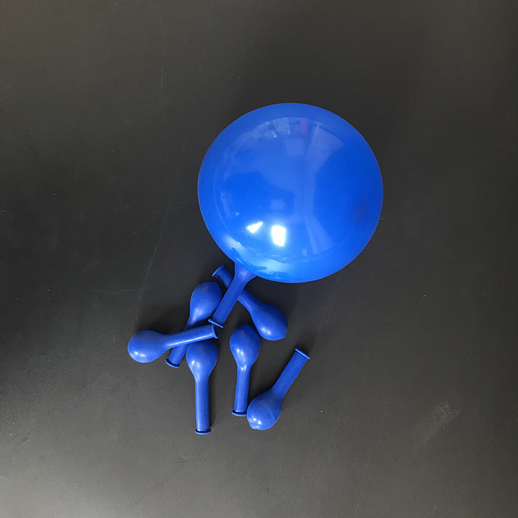 Engrosado redondo globo de látex de 5 pulgadas decoración de la sala de bodas arreglo de fiesta globo 1,2G globo de juguete de escena de cumpleaños