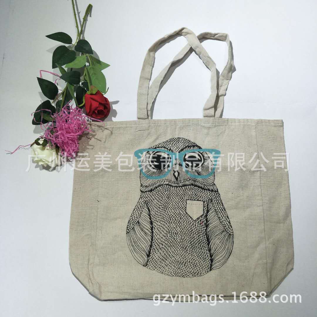 厂家专定空白购物手提帆布袋 纯棉环保袋子 棉布袋可印logo