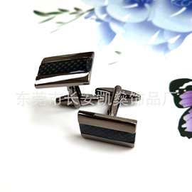 高档法式衬衫袖扣 碳纤维袖钉 礼服洋服袖口扣纽扣