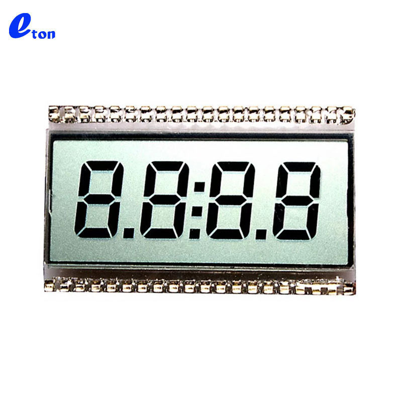 Gray background black digital LCD Screen segment code LCD segment code Screen single color screen bilateral PIN segment code screen
