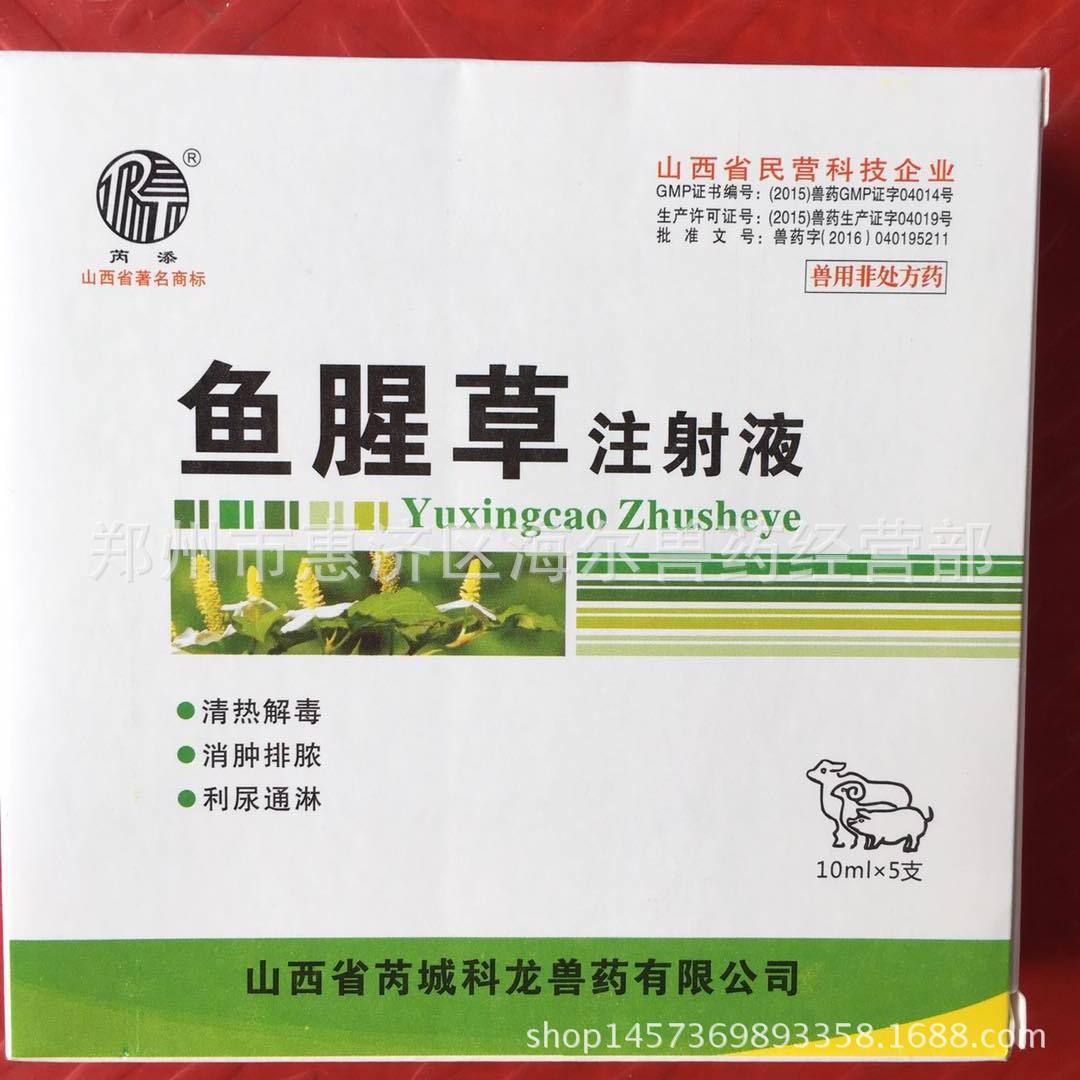 鱼腥草注射液 兽药常规水针剂 批发价厂家直销乡镇批发猫狗宠物