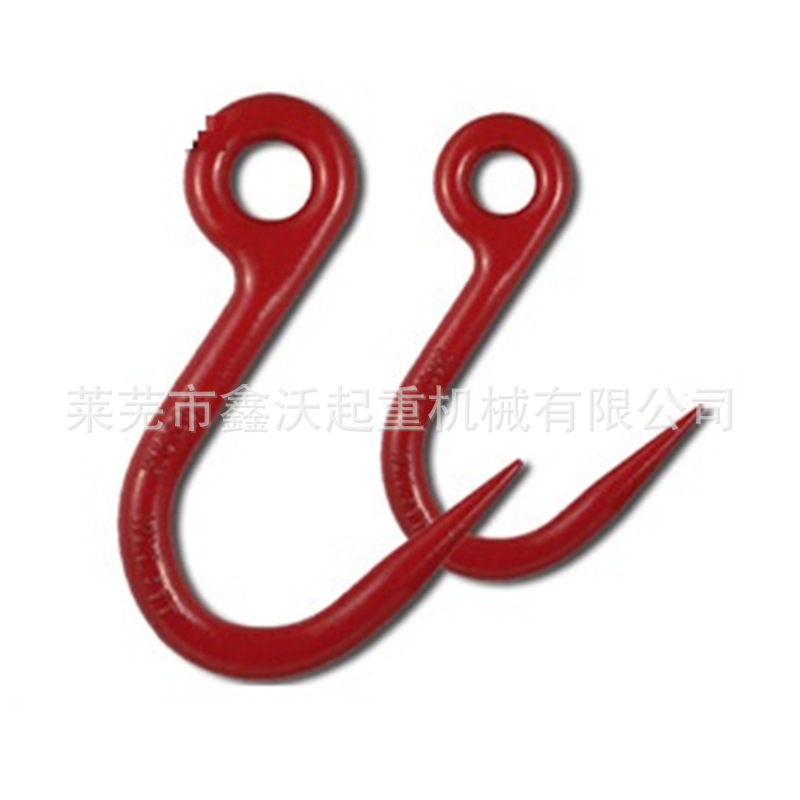 羊角J型钩j型钩 j型钩价格j型钩批发采购锻造羊角j型钩吊钩抓钩厂